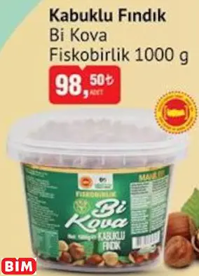 Bİ KOVA FİSKOBİRLİK  KABUKLU FINDIK